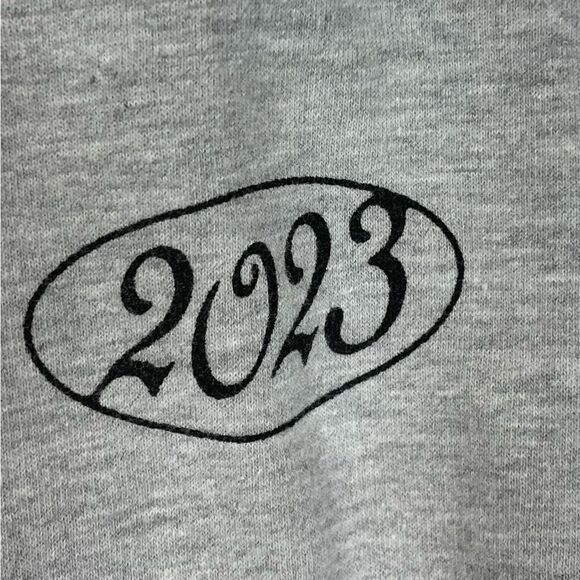 Taylor Swift The Eras Tour 2023 Graphic Crewneck Sweatshirt Women XXL Gray Music - Picture 3 of 7